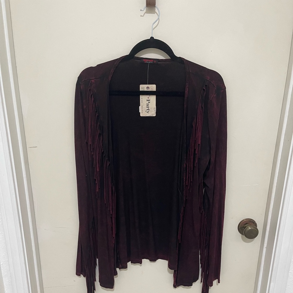 Small T-Party open front jacket